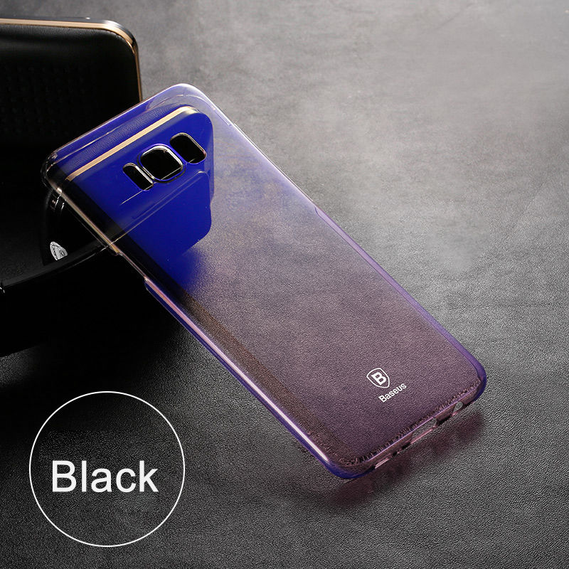 Ốp Lưng Samsung Galaxy S8 S8 Plus Chính Hãng Hiệu Baseus thiết kế mới là sự phối hợp 2 gam màu trong suốt có phủ một lớp nano không mờ và gợn đục, khi lắp lên máy thiết kế của máy như thế nào vẫn giữ nguyên như thế và giúp máy chống xước hiệu quả.